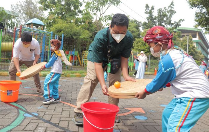 Sambut Hari Jadi Sidoarjo, KB-TK Al Muslim Gelar Family Day Sambut Hari Jadi Sidoarjo, KB-TK Al Muslim Gelar Family Day