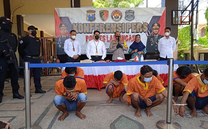 Polres Lamongan Ringkus 12 Pemuda Terlibat Aksi Kekerasan, di Antaranya Sempat Lawan Petugas Polres Lamongan Ringkus 12 Pemuda Terlibat Aksi Kekerasan, di Antaranya Sempat Lawan Petugas