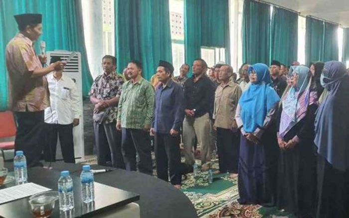 Kecewa Bupati, 500 Mantan ASN Mojokerto Ikrar Dukung Mubarok Kecewa Bupati, 500 Mantan ASN Mojokerto Ikrar Dukung Mubarok
