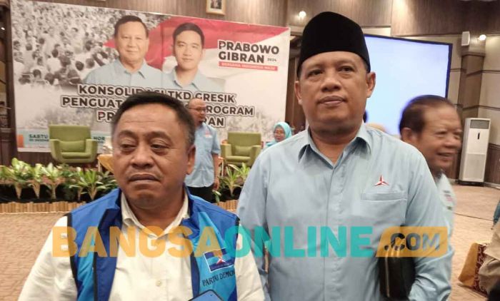 Demokrat Gresik Optimis Prabowo-Gibran Menang Satu Putaran Demokrat Gresik Optimis Prabowo-Gibran Menang Satu Putaran
