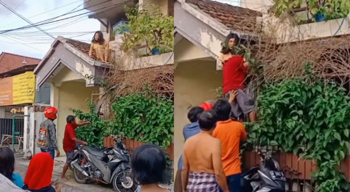 Rumah Terbakar di Jalan Siwalankerto Surabaya, Bapak ini Melakukan Aksi Heroik Rumah Terbakar di Jalan Siwalankerto Surabaya, Bapak ini Melakukan Aksi Heroik