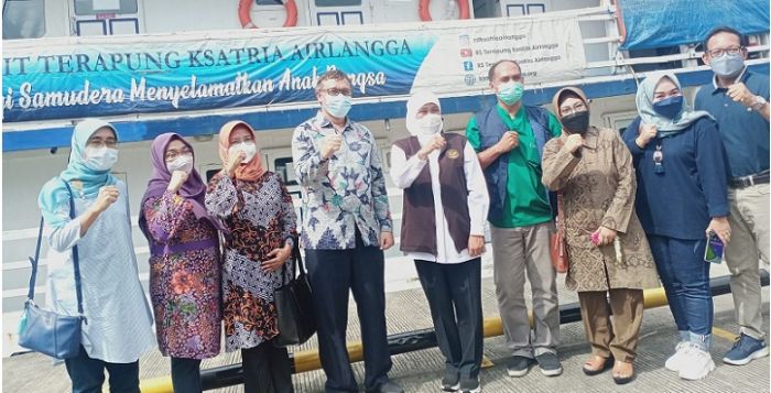 Lepas RS Terapung Ksatria Airlangga, Khofifah: ini Misi Kemanusiaan Pemerataan Kesehatan