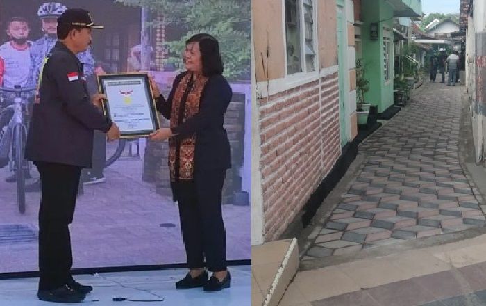 Pavingisasi 3 Dimensi Serentak, Wali Kota Madiun Raih Rekor Muri