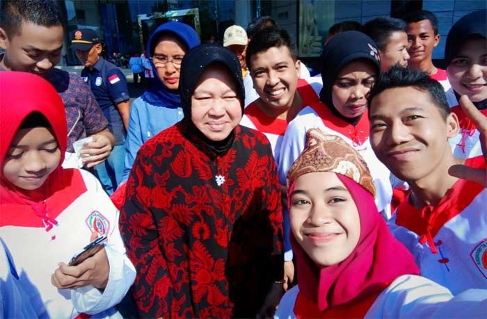 Wali Kota Surabaya Hadiri Atraksi Merpati Putih Rontokkan 73 Hebel