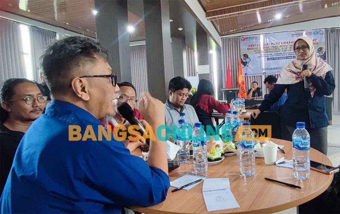 Bawaslu Kabupaten Kediri Gelar Sosialisasi Pengawasan Kampanye di Media Masa