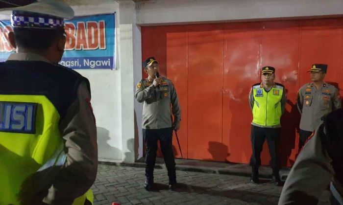 Cegah Kejahatan di Malam Hari, Jajaran Polres Ngawi Tingkatkan Patroli Serentak