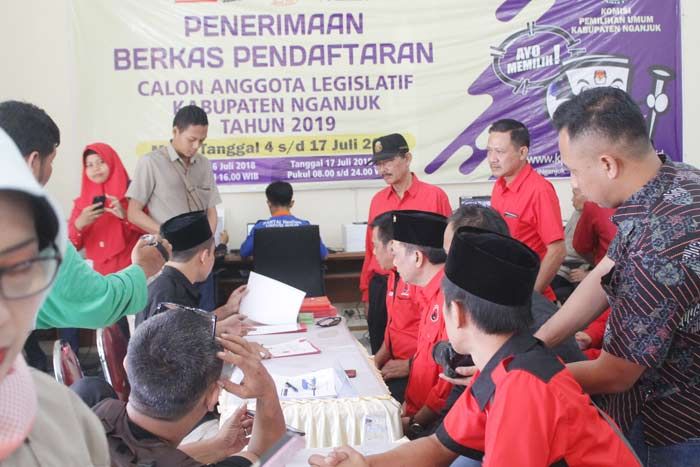 KPU Nganjuk Terima Pendaftaran Bacaleg dari 6 Parpol 