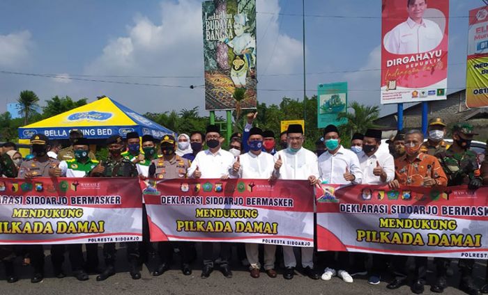 Deklarasi Pilbup Sidoarjo Damai, Ini Pandangan dan Harapan Para Bapaslon Deklarasi Pilbup Sidoarjo Damai, Ini Pandangan dan Harapan Para Bapaslon