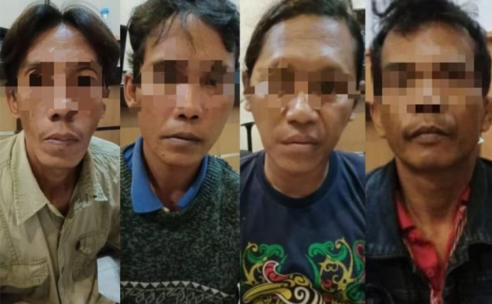 Empat Pelaku Spesialis Pembobol SD Dibekuk Satreskrim Polres Pasuruan