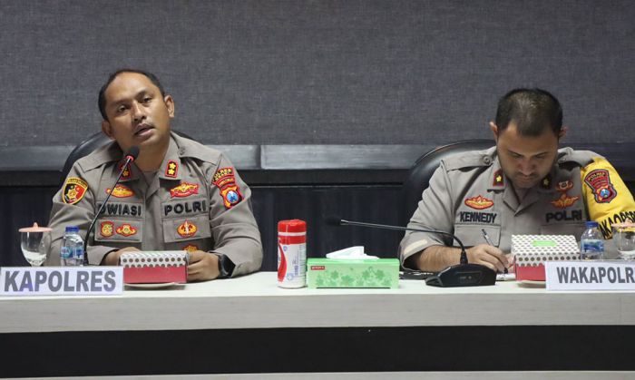 Kapolres Ngawi Ikuti Wasrik oleh Itwasda Polda Jatim Via Virtual