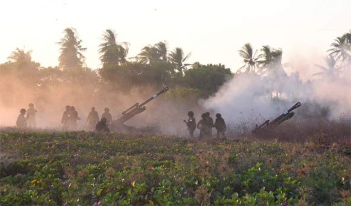 Mendarat dan Menang, Prajurit TNI AL Lumpuhkan Musuh yang Hendak Kuasai Pulau Jawa Mendarat dan Menang, Prajurit TNI AL Lumpuhkan Musuh yang Hendak Kuasai Pulau Jawa