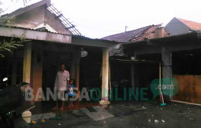 Belum Sepekan, Angin Puyuh Kembali Terjang Mojoanyar