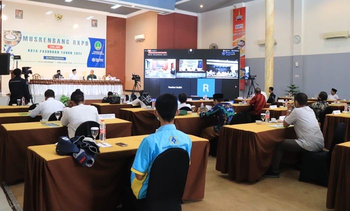 Tangkal Covid-19, Pemkot Pasuruan Gelar Musrenbang Pakai Video Conference Tangkal Covid-19, Pemkot Pasuruan Gelar Musrenbang Pakai Video Conference