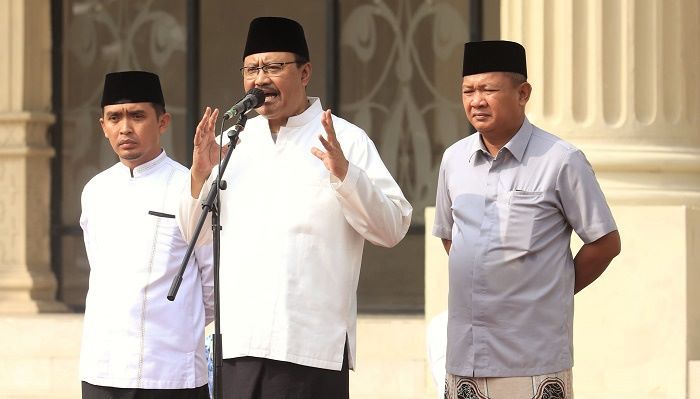 Apel Bersama Satpol PP, Gus Ipul: Disiplinkan Diri Anda Sebelum Medisiplinkan Masyarakat