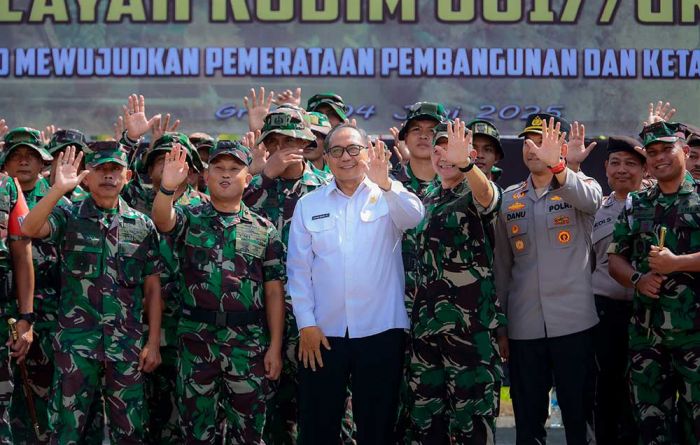 Danlantamal V Tutup TMMD ke-124 di Gresik, Seluruh Program Rampung 100 Persen