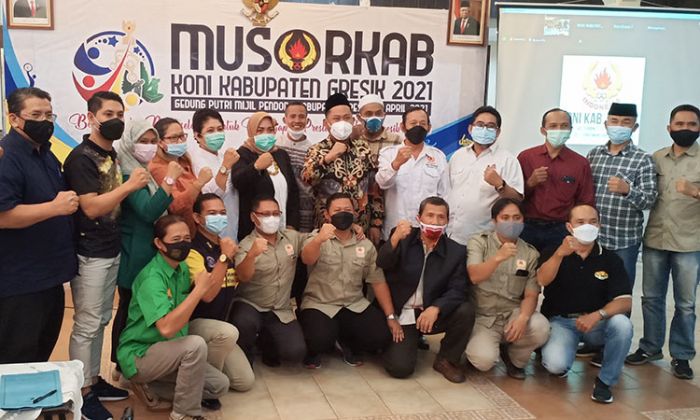 Buka Musorkab KONI Gresik 2021, Bupati Gus Yani Berpesan Jangan Ada Lagi Atlet Terlantar