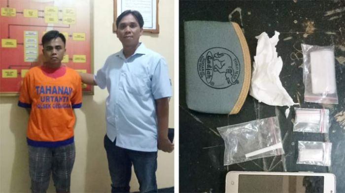 Polsek Gedangan Bekuk Pengedar Sabu-sabu Polsek Gedangan Bekuk Pengedar Sabu-sabu