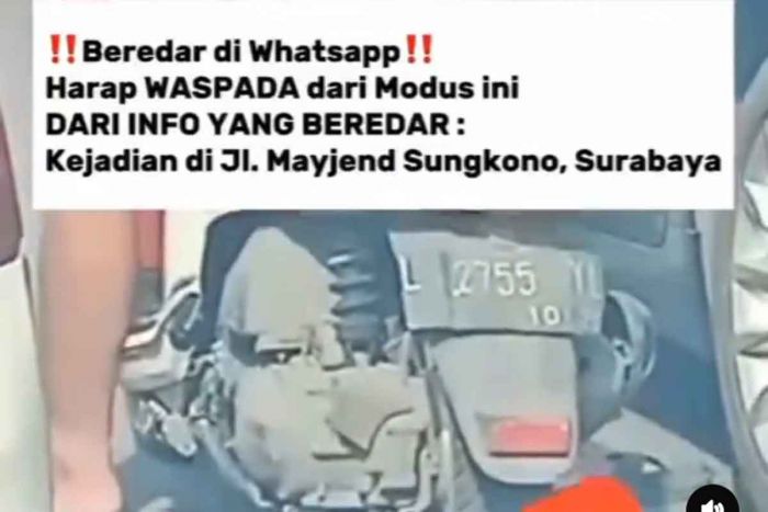 Viralnya Video Pengendara Tebar Paku Pakai Sandal, Polrestabes Surabaya Lakukan Penyelidikan