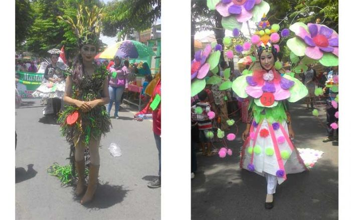 Karnaval Busana Daur Ulang Meriahkan HUT Pasuruan