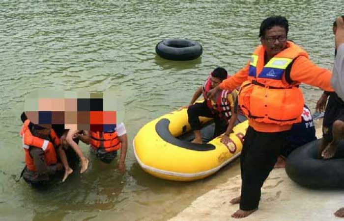 Diajak Guru Olahraga di dekat Waduk, Satu Murid di Pamekasan Tenggelam di Waduk Klompang Timur