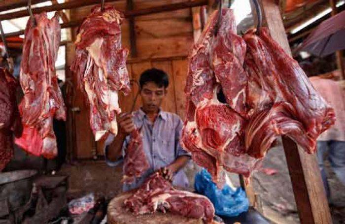 Stok Aman, Harga Daging Sapi di Kediri Relatif Stabil