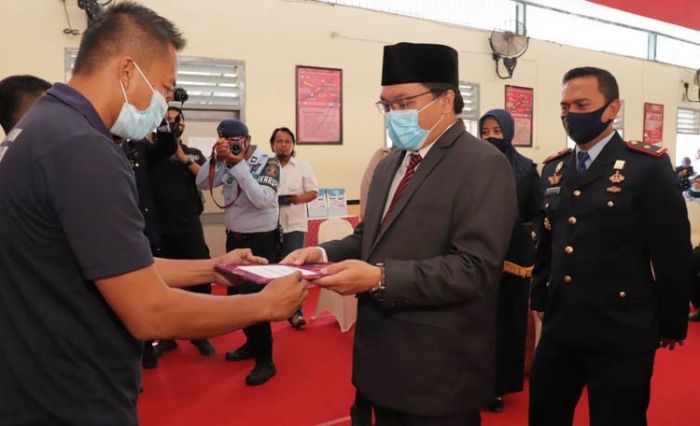 327 Warga Binaan Lapas Kelas IIB Kota Pasuruan Dapat Remisi