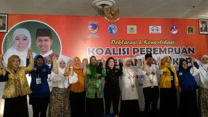 ​KPP Deklarasi Menangkan Khofifah-Emil