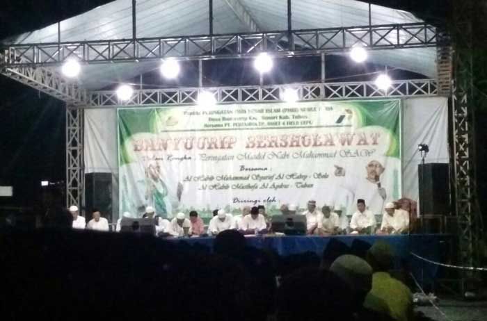 Warga Banyuurip Bersholawat Bersama Pertamina EP