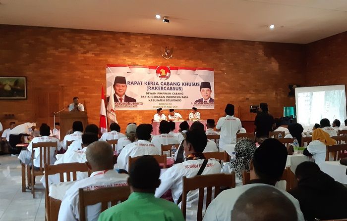 Gelar Rakercabsus, Gerindra Situbondo Sepakati Usung Karna Suswandi Cabup Gelar Rakercabsus, Gerindra Situbondo Sepakati Usung Karna Suswandi Cabup