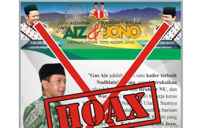 Mendekati Pilwali Kediri, Bermunculan Gambar Hoax