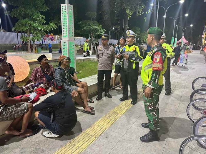Pastikan Kamtibmas di Sidoarjo Tetap Aman, TNI-Polri dan Satpol PP Gelar Patroli Gabungan