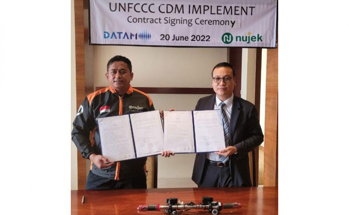 NUJEK - DATAM Kerja Sama Konversi Bahan Bakar Kendaraan Listrik NUJEK - DATAM Kerja Sama Konversi Bahan Bakar Kendaraan Listrik