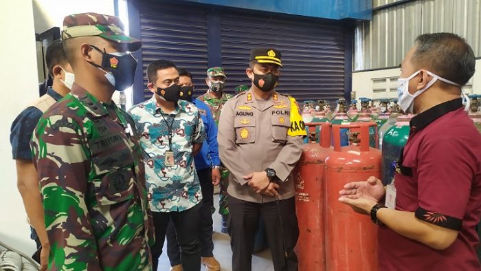 Polres Pastikan Pasokan Oksigen di Jombang Aman Polres Pastikan Pasokan Oksigen di Jombang Aman
