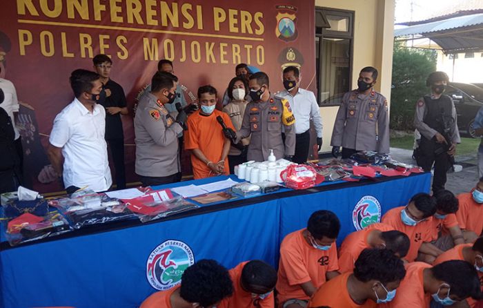 Ringkus Kurir Sabu Asal Trowulan, Polres Mojokerto Amankan Sabu 500 Gram