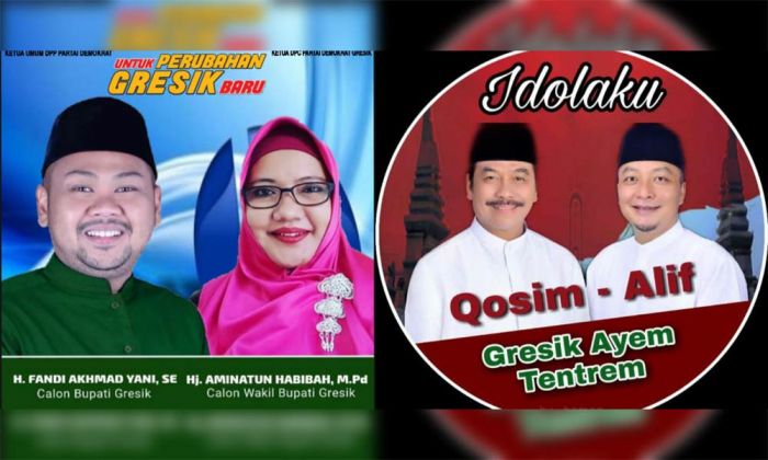 QA Vs Niat di Pilbup Gresik 2020, Begini Strategi Golkar dan PKB