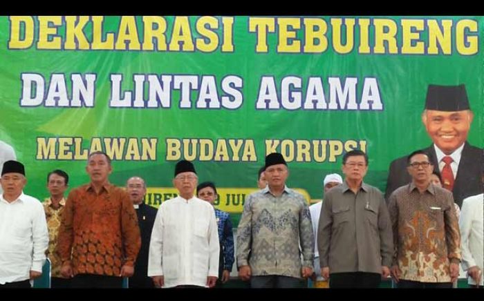 Dihadiri Pimpinan KPK, Lintas Agama Deklarasi Lawan Korupsi di Tebuireng