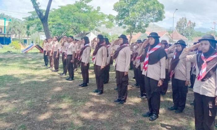 Koramil 0801/07 Ngadirojo Gelar Perkemahan Penerimaan Anggota Baru Saka Wira Kartika Koramil 0801/07 Ngadirojo Gelar Perkemahan Penerimaan Anggota Baru Saka Wira Kartika