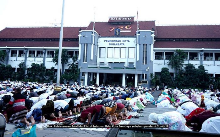 Pemkot Surabaya Imbau Warga Laksanakan Ibadah Salat Idul Fitri di Rumah Pemkot Surabaya Imbau Warga Laksanakan Ibadah Salat Idul Fitri di Rumah