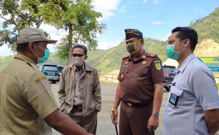 24 Bidang Belum Dibebaskan, Kejari Trenggalek Gelar Monev Progres Pembangunan Bendungan Tugu