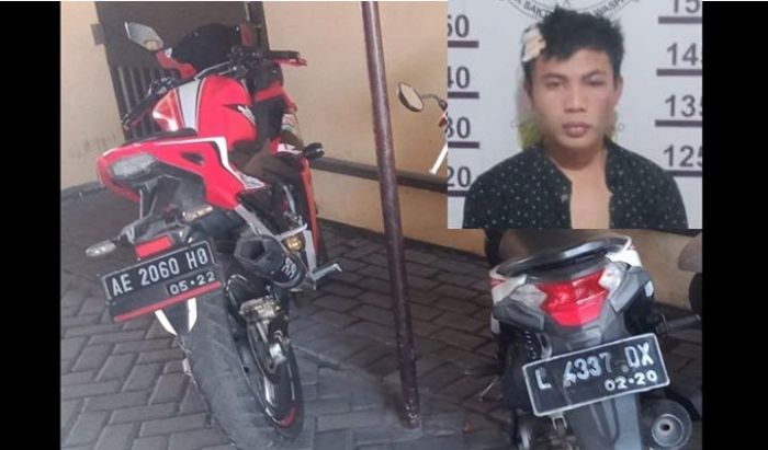 Curi Moge di Taman Sidoarjo, Warga Sampang Ditangkap Polisi Curi Moge di Taman Sidoarjo, Warga Sampang Ditangkap Polisi
