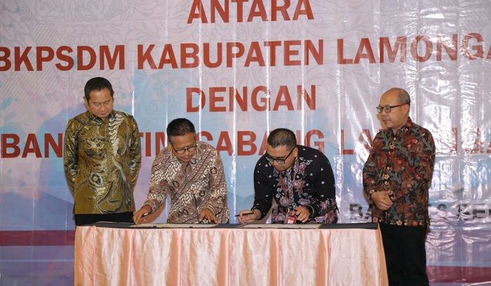  Integrasikan Data ASN, Bank Jatim dan BKPSDM Lakukan PKS