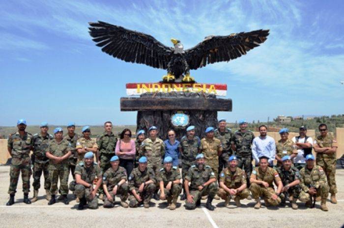 Batalyon Indonesia di Lebanon Terima Delegasi Cimic UNIFIL