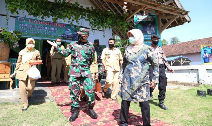Bupati Kediri Resmikan Kampung Tangguh Kunjang Bupati Kediri Resmikan Kampung Tangguh Kunjang