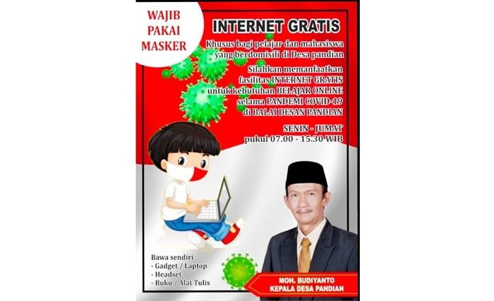 Pemdes Pandian Sumenep Sediakan Internet Gratis bagi Siswa di Balai Desa Pemdes Pandian Sumenep Sediakan Internet Gratis bagi Siswa di Balai Desa