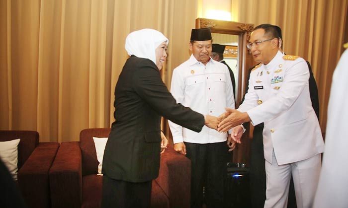 Danguspurla Koarmada II Saksikan Sertijab Gubernur dan Wakil Gubernur Jatim Danguspurla Koarmada II Saksikan Sertijab Gubernur dan Wakil Gubernur Jatim