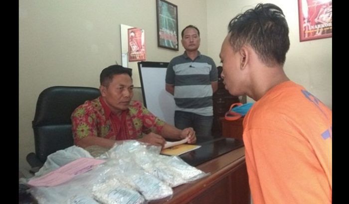 Simpan 1 Kg Ganja dan 19 Ribu Pil Koplo, Warga Gedangan Sidoarjo Dibekuk Polisi