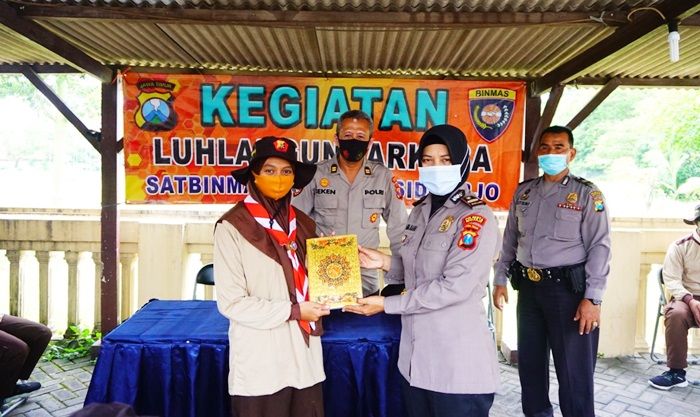 Polisi Sidoarjo Gandeng Saka Bhayangkara Perangi Narkoba Polisi Sidoarjo Gandeng Saka Bhayangkara Perangi Narkoba