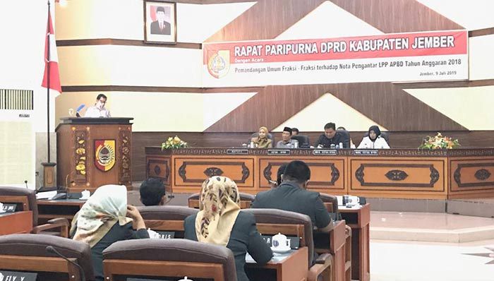 ​Fraksi Gerindra dan PKS Kritik Pedas Besarnya Silpa APBD 2018 Pemkab Jember
