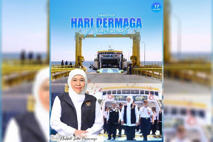 Khofifah Optimis Jatim Jadi Pusat Gravitasi Ekonomi dalam Peringatan Hari Dermaga Nasional Khofifah Optimis Jatim Jadi Pusat Gravitasi Ekonomi dalam Peringatan Hari Dermaga Nasional