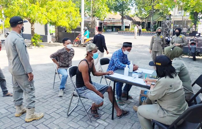 Masih PPKM Level 3, Polres Ngawi Tetap Gelar Operasi Yustisi Penegakan Prokes